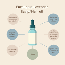 Cargar imagen en el visor de la galería, Eucalyptus Lavender Scalp/Hair Oil
